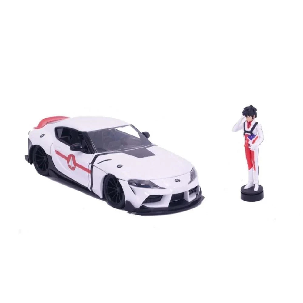 アウトレット品 フィギュア セット Robotech 1 24 スケール 2020 モデル トヨタ スープラ ダイキャスト モデル リック ハンター フィギュア ロボテック 公式 ライセンス 商品 コレクター向け 高精細 再現 細部 表現 流麗 ボディ ライン 力強さ