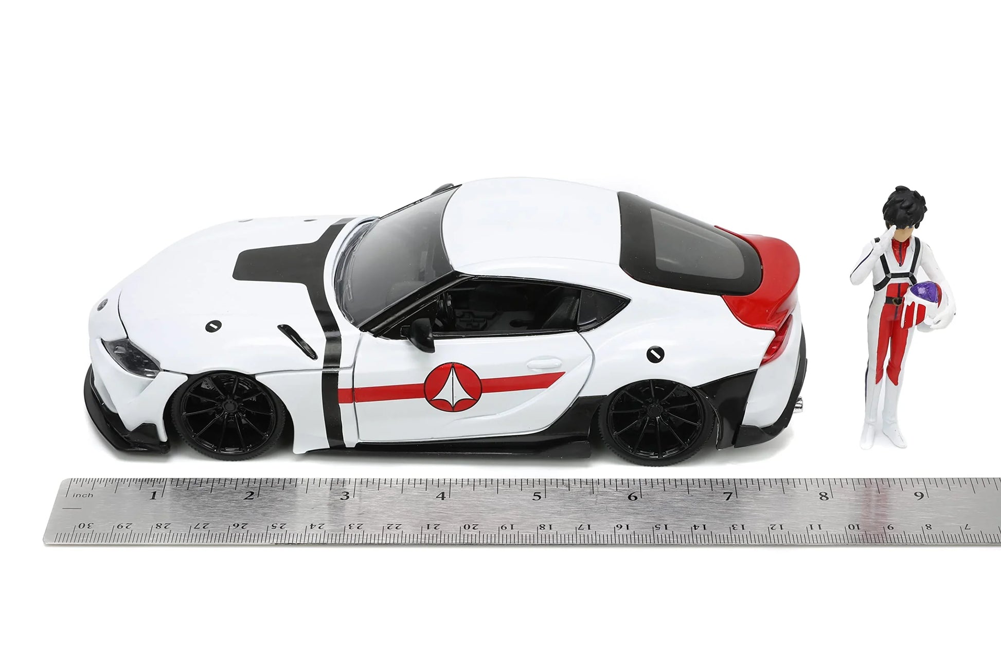 アウトレット品 フィギュア セット Robotech 1 24 スケール 2020 モデル トヨタ スープラ ダイキャスト モデル リック ハンター フィギュア ロボテック 公式 ライセンス 商品 コレクター向け 高精細 再現 細部 表現 流麗 ボディ ライン 力強さ