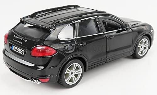 アウトレット品 ミニカー Porsche Cayenne Turbo 2010年モデル 1/24スケール Bburago製 高級SUV ブラックボディ 精密ディテール コレクション向け 高性能V8ツインターボエンジン採用 プレミアムSUV 洗練デザイン プレゼント最適 限定モデル