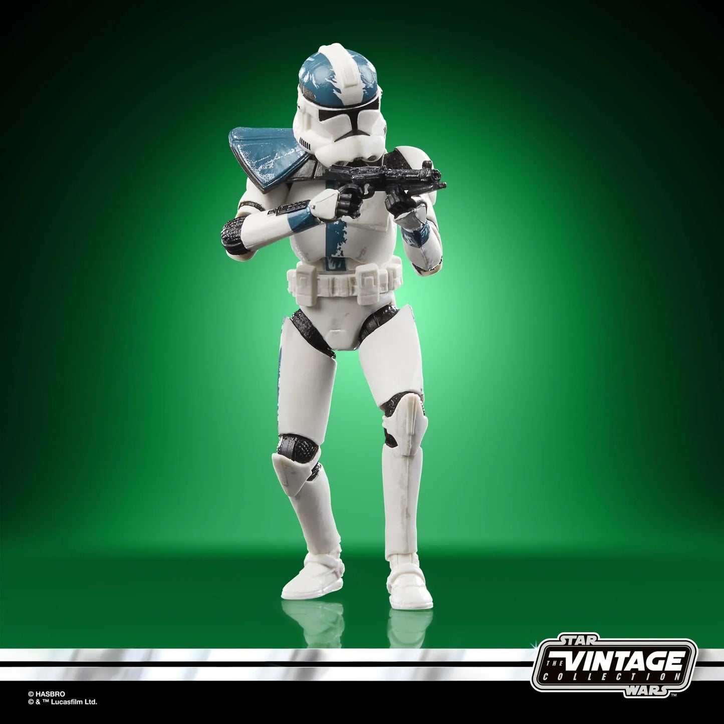 フィギュア スター・ウォーズ クローン・キャプテン・ハウザー ビンテージコレクション ハズブロ レトロパッケージ 10cm 可動関節 取り外し可能ヘルメット ブラスター付き エピソード6 40周年記念 限定品 戦闘用装甲精密再現 シリーズ 並行輸入品