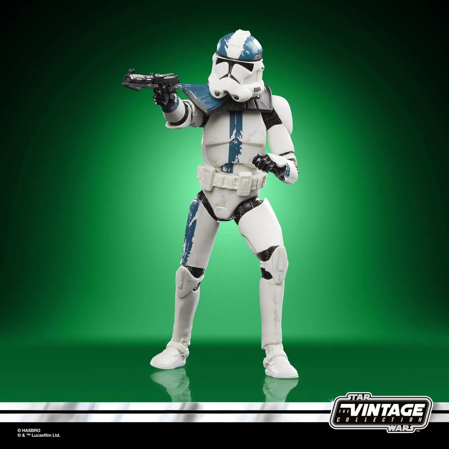 フィギュア スター・ウォーズ クローン・キャプテン・ハウザー ビンテージコレクション ハズブロ レトロパッケージ 10cm 可動関節 取り外し可能ヘルメット ブラスター付き エピソード6 40周年記念 限定品 戦闘用装甲精密再現 シリーズ 並行輸入品