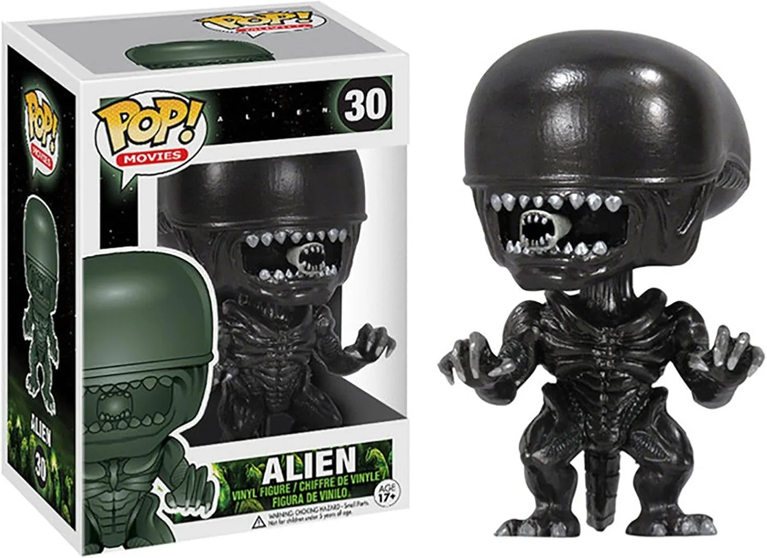 フィギュア エイリアン Funko POP エイリアン 恐怖 映画史 傑作 SF クリーチャー リドリー スコット 監督 1979年 宇宙船 ノストロモ号 客乗員 遭遇 独創的 不気味 生物 デザイン H R ギーガー 人気 コレクション シリーズ スタイル 頭部