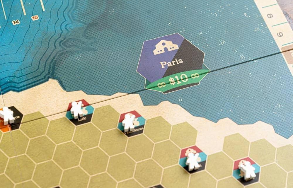 ボードゲーム 拡張マップ Ride the Rails フランス ドイツ 鉄道経営 新戦略 パリ ベルリン ネットワーク構築 六角形マップ 山岳地帯 機関車 建設ボーナス 3-5人用 約60分 鉄道会社 リール ヴァランシエンヌ スダン メッツ輸入英語版 - Trade Center