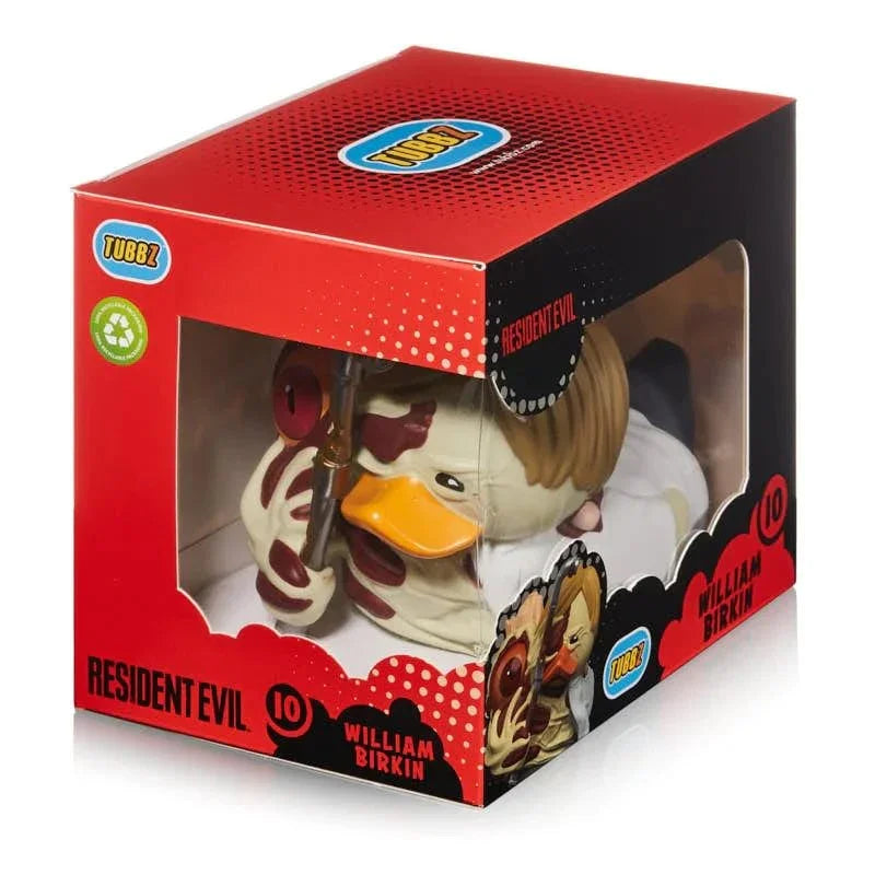 フィギュア Resident Evil William Birkin TUBBZ Boxed Edition Numskull Designs PVC製 約9cm 特殊ウイルス感染変異体 Gウイルスモチーフ アヒル型コレクターズアイテム バイオハザード公式 ライセンス商品