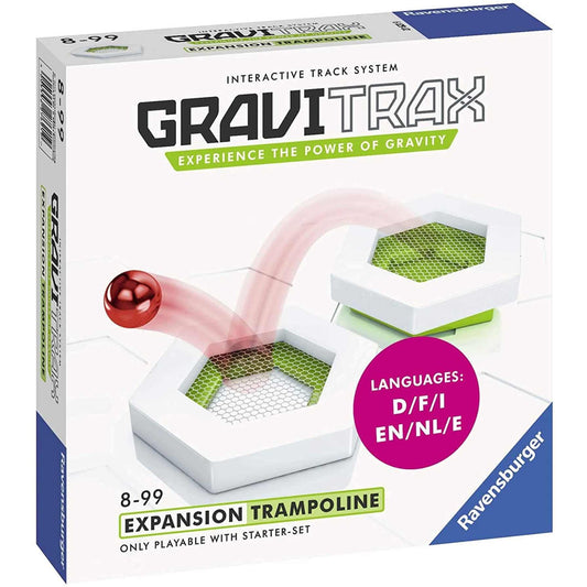 おもちゃ GraviTrax トランポリン エレメント GraviTrax 物理の法則を学べる拡張セット 反発力運動エネルギー位置エネルギー変換可能 STEM教育対応ビー玉跳ね上げ新次元コース設計挑戦可能