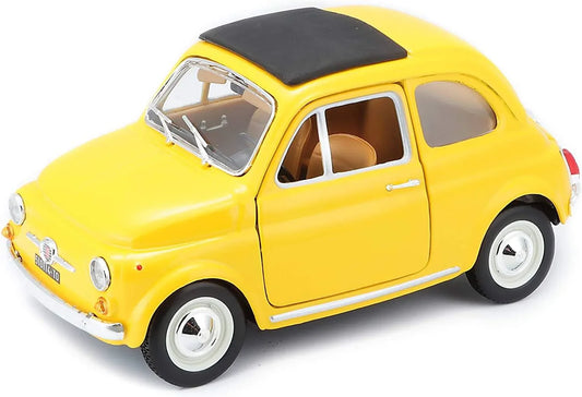 アウトレット品 ミニカー Bburago フィアット 500F 1965 1/24 イタリア名車 精巧再現 コンパクト個性派 フィアットブランド 愛らしいヘッドライト 独特リアエンジンレイアウト チンクエチェント 魅力的ミニチュアコレクターアイテム