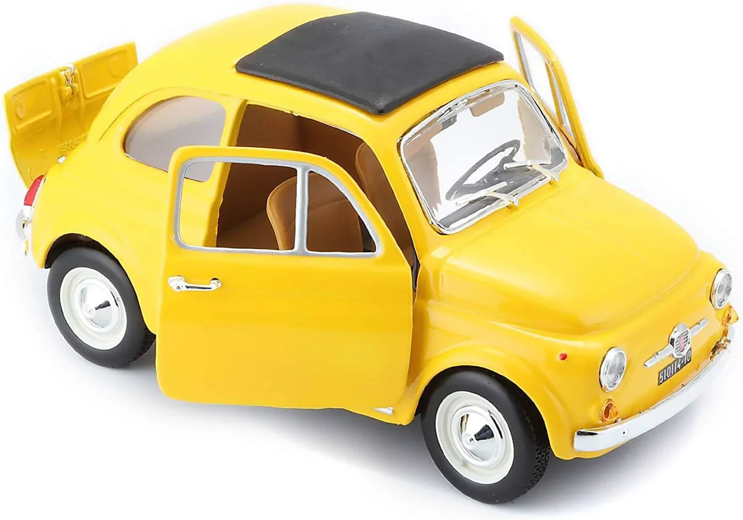 アウトレット品 ミニカー Bburago フィアット 500F 1965 1/24 イタリア名車 精巧再現 コンパクト個性派 フィアットブランド 愛らしいヘッドライト 独特リアエンジンレイアウト チンクエチェント 魅力的ミニチュアコレクターアイテム
