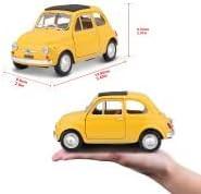アウトレット品 ミニカー Bburago フィアット 500F 1965 1/24 イタリア名車 精巧再現 コンパクト個性派 フィアットブランド 愛らしいヘッドライト 独特リアエンジンレイアウト チンクエチェント 魅力的ミニチュアコレクターアイテム