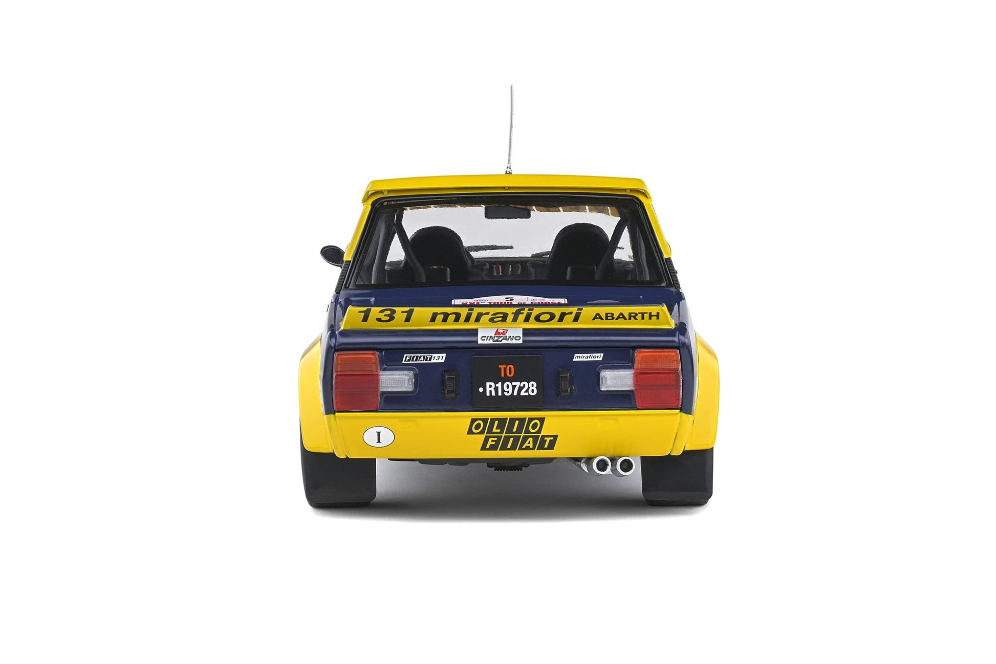 ミニカー モデルカー SOLIDO ソリド フィアット 131 アバルト ツールドコルス 1977 1/18 ダイキャスト WRC ラリーカー レーシングカー クラシックカー ヴィンテージ 世界ラリー選手権 精密模型 完成品 デカール仕様 - Trade Center