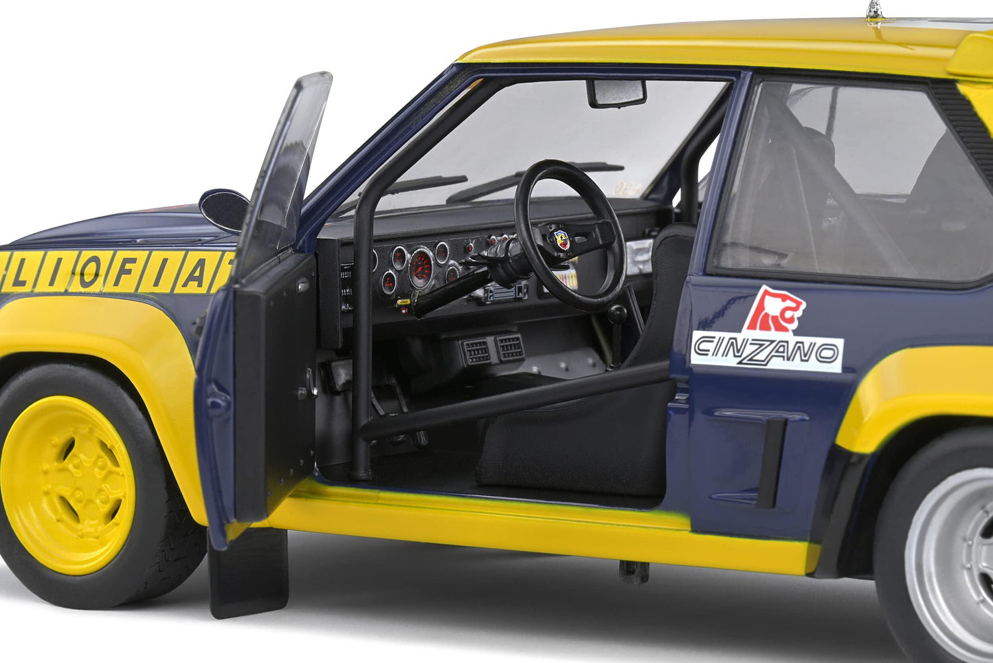 ミニカー モデルカー SOLIDO ソリド フィアット 131 アバルト ツールドコルス 1977 1/18 ダイキャスト WRC ラリーカー レーシングカー クラシックカー ヴィンテージ 世界ラリー選手権 精密模型 完成品 デカール仕様 - Trade Center