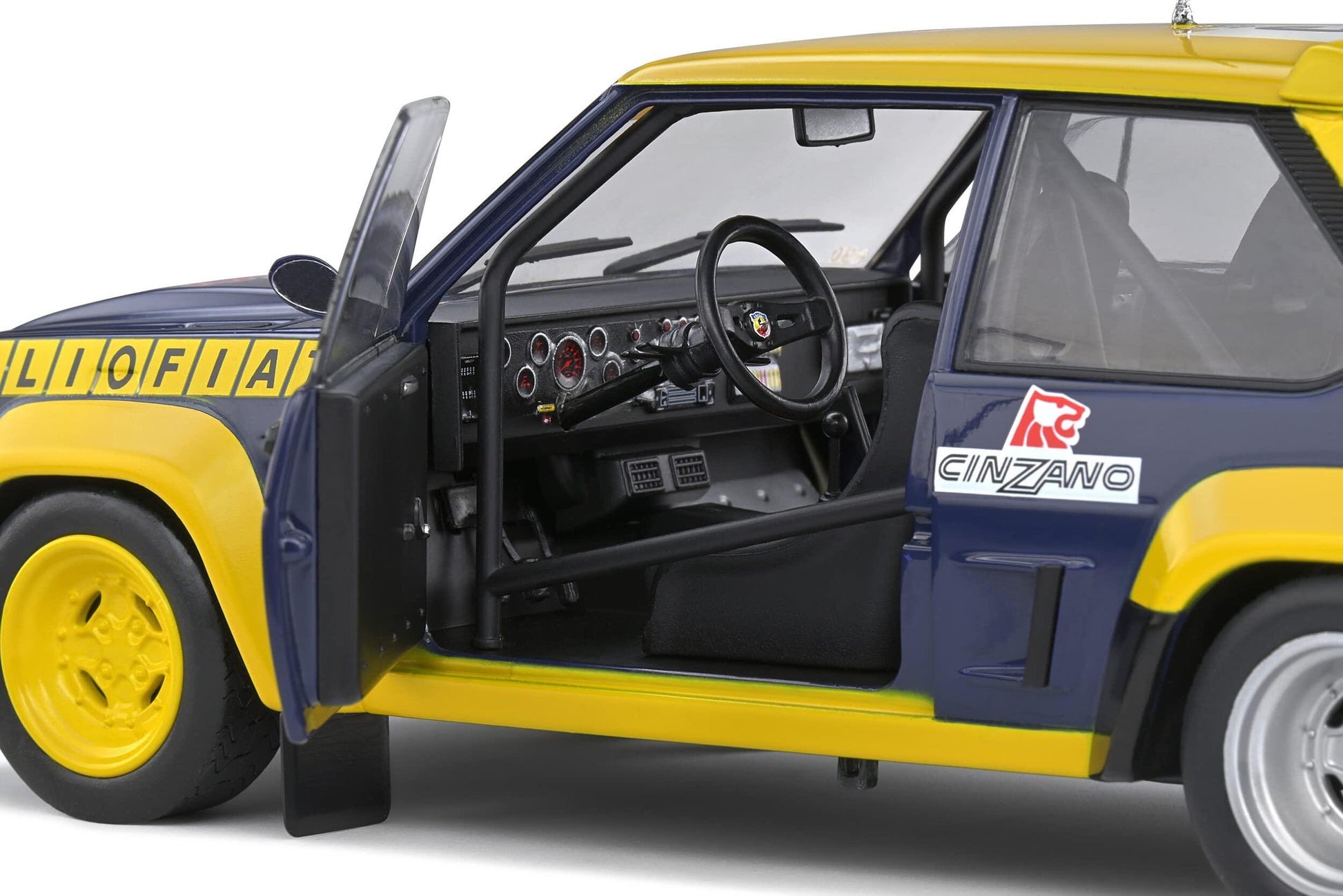 ミニカー モデルカー SOLIDO ソリド フィアット 131 アバルト ツールドコルス 1977 1/18 ダイキャスト WRC ラリーカー レーシングカー クラシックカー ヴィンテージ 世界ラリー選手権 精密模型 完成品 デカール仕様 - Trade Center