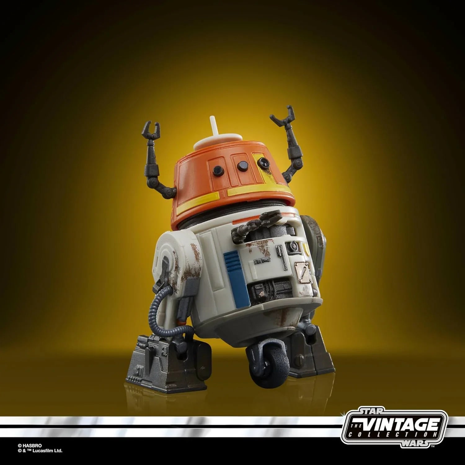 アウトレット品 スター・ウォーズ アソーカ ヴィンテージコレクション チョッパー C1-10P ハズブロ 3.75インチ アクションフィギュア 高度可動交換レーダーディッシュ 傾け可能ドーム 復刻パッケージ 2024年発売 コレクター向け