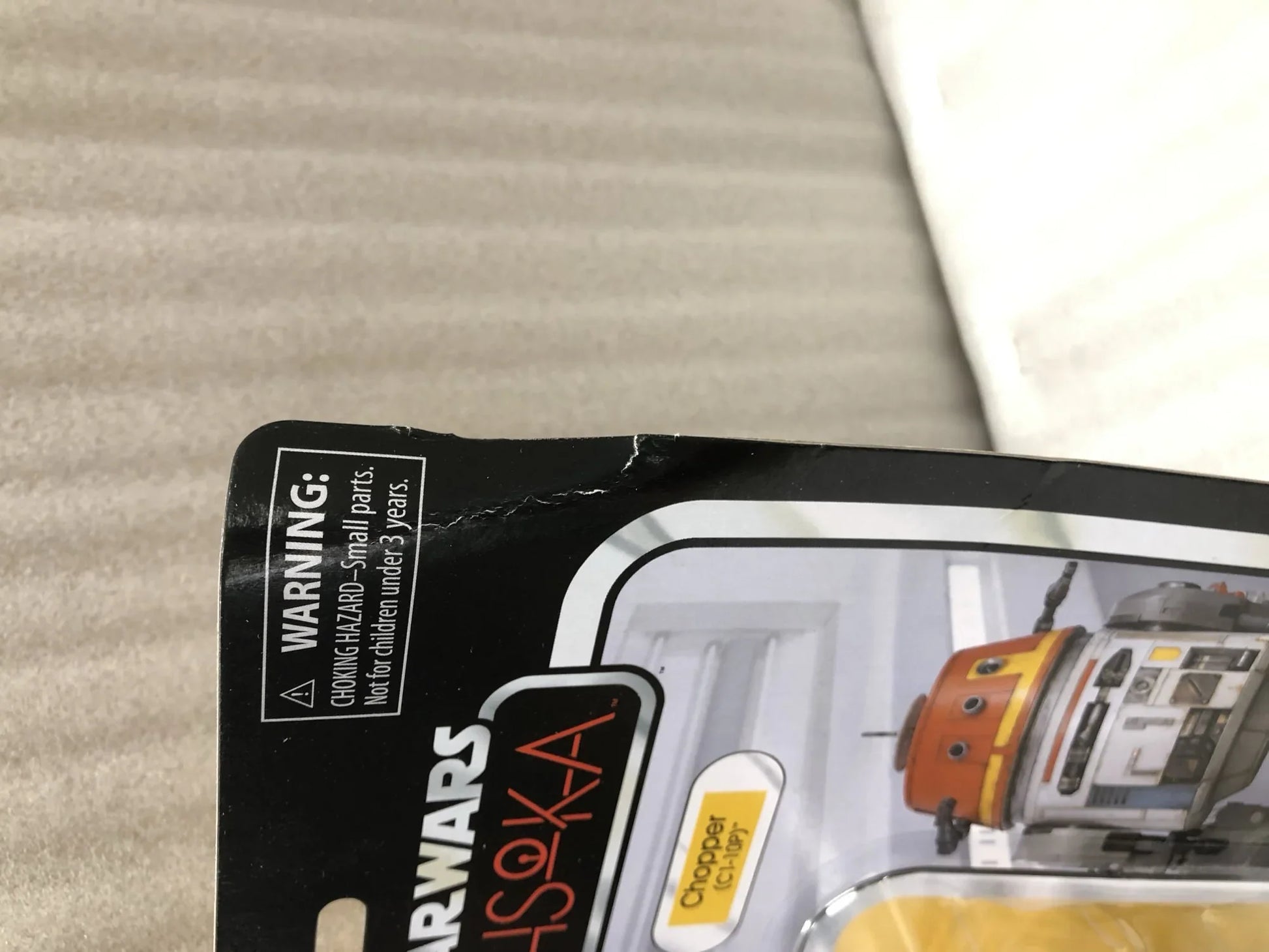 アウトレット品 スター・ウォーズ アソーカ ヴィンテージコレクション チョッパー C1-10P ハズブロ 3.75インチ アクションフィギュア 高度可動交換レーダーディッシュ 傾け可能ドーム 復刻パッケージ 2024年発売 コレクター向け