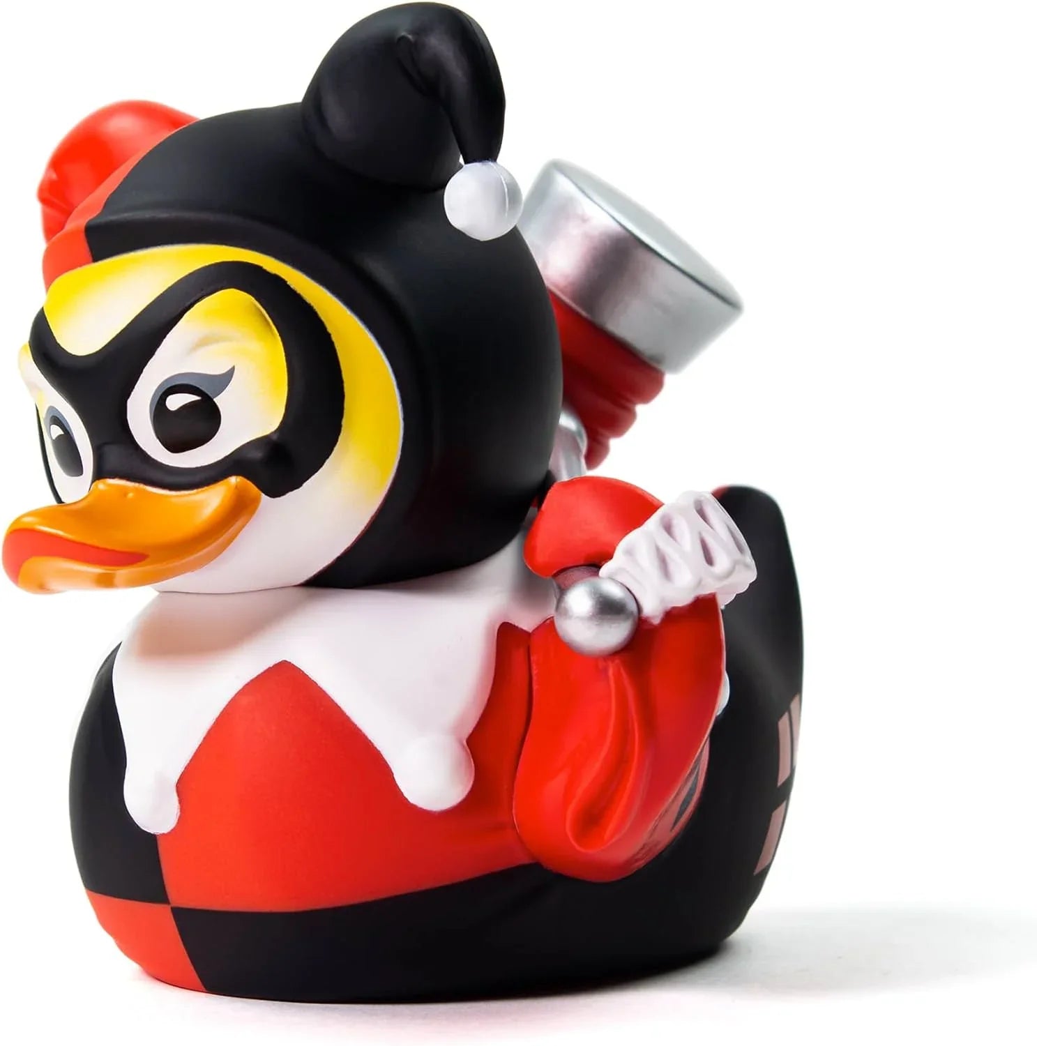 フィギュア TUBBZ Boxed Edition DC Comics ハーリー クイン コスプレイング ラバーダック Numskull Designs 高品質 PVC 素材 約9cm コンパクトサイズ ポップカルチャー 人気 キャラクター ユニーク デザイン 限定 コレクター向け