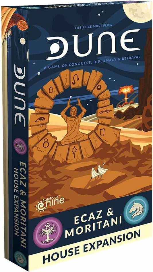 ボードゲーム デューン拡張セット エカズ＆モリタニ ダイスタス テーブル ゲーム Dune Ecaz Moritani Expansion 伝説 砂の惑星 アラキス 権力闘争 新勢力 導入 交渉 戦術 テロ 同盟 ランズラード アンバサダートークン 