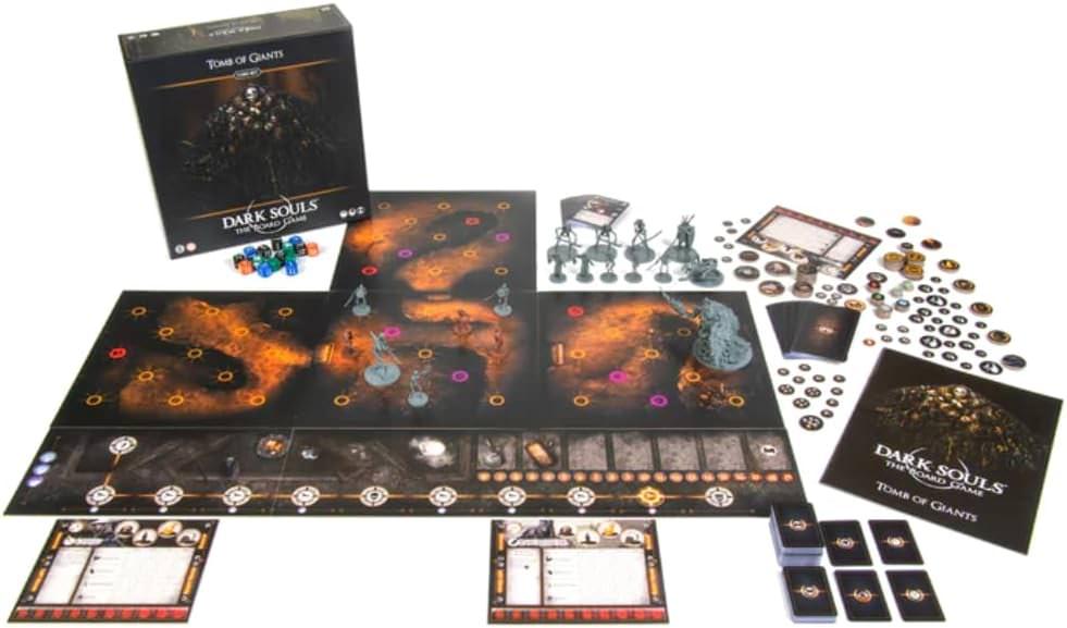 ボードゲーム ダークソウル ボードゲーム 巨人墓場 コアセット ビデオゲーム DARK SOULS 完全スタンドアロン 新ルールセット 採用 豊富な精巧ミニチュア 18体 戦略的協力プレイ 探索体験 多彩なイベントカード 