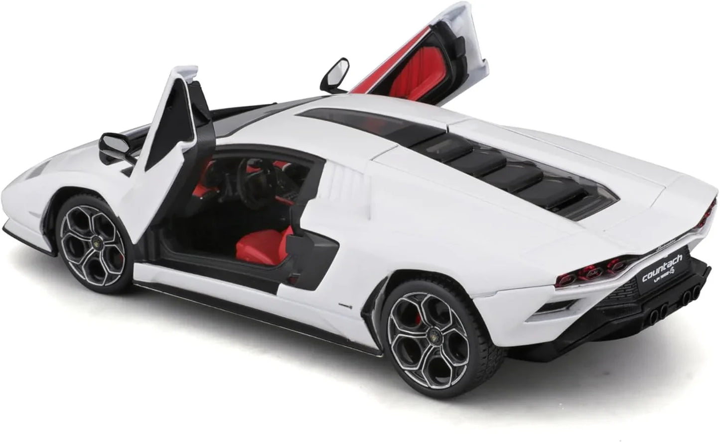 アウトレット品 ダイキャストモデルカー ランボルギーニ カウンタック LPI 800-4 1/24スケール ランボルギーニ 洗練されたデザイン 精密なディテール 純白ボディカラー シザードア シャープなエッジ くさび形シルエット リアスラット ディフューザー