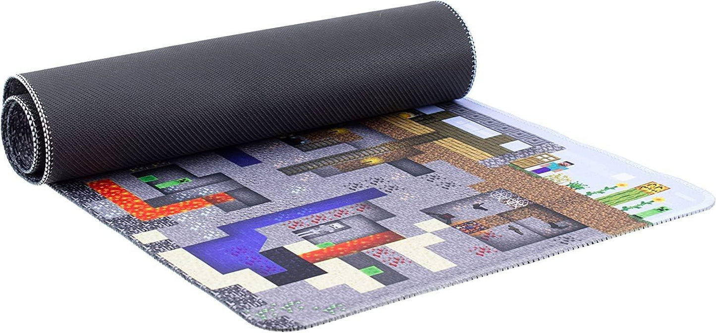 デスクマット Minecraft World Desk Mat Paladone マインクラフト公式ライセンス 公式ロゴ入り ブロックの世界観再現 ワイドサイズ 80cm×30cm 快適操作 スムーズマウス動作 傷汚れ防止 拭き取り簡単 プレゼント向け ギフトボックス入り 並行輸入品