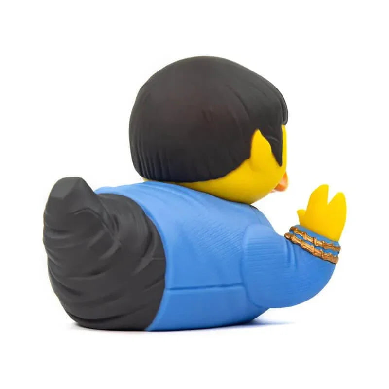 フィギュア Star Trek Spock TUBBZ Boxed Edition Numskull Designs 高品質 PVC 約9cm ディスプレイケース ロゴ入り スタートレック 公式ライセンス コレクターズアイテム コレクション 象徴的 キャラクター アヒル フォルム