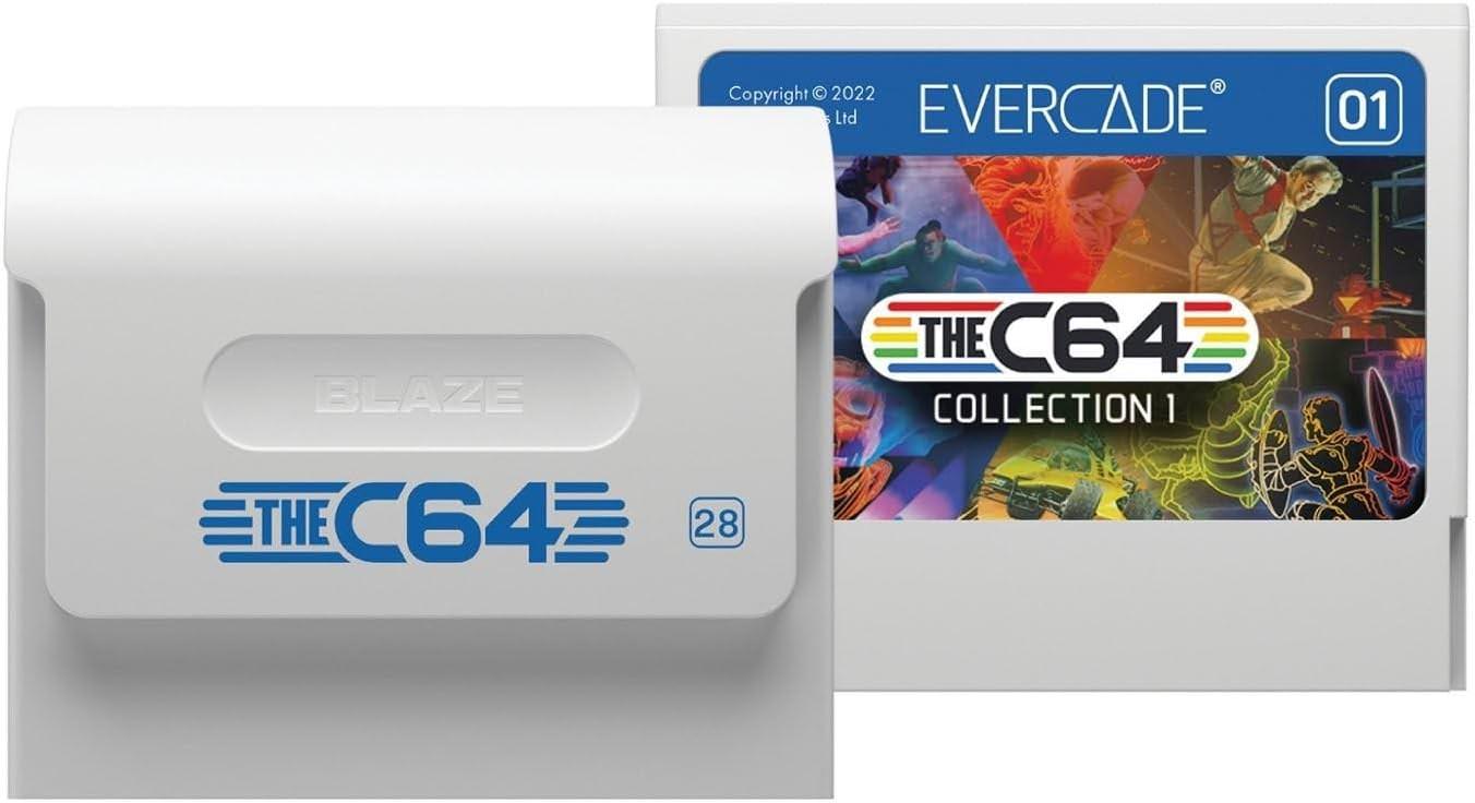 レトロゲーム EVERCADE コモドール64 ゲーム1 エバーケード Blaze Entertainment 懐かしの8ビット 14タイトル収録 Summer Games Impossible Mission Jumpman Alleykat Battle 並行輸入品 - Trade Center