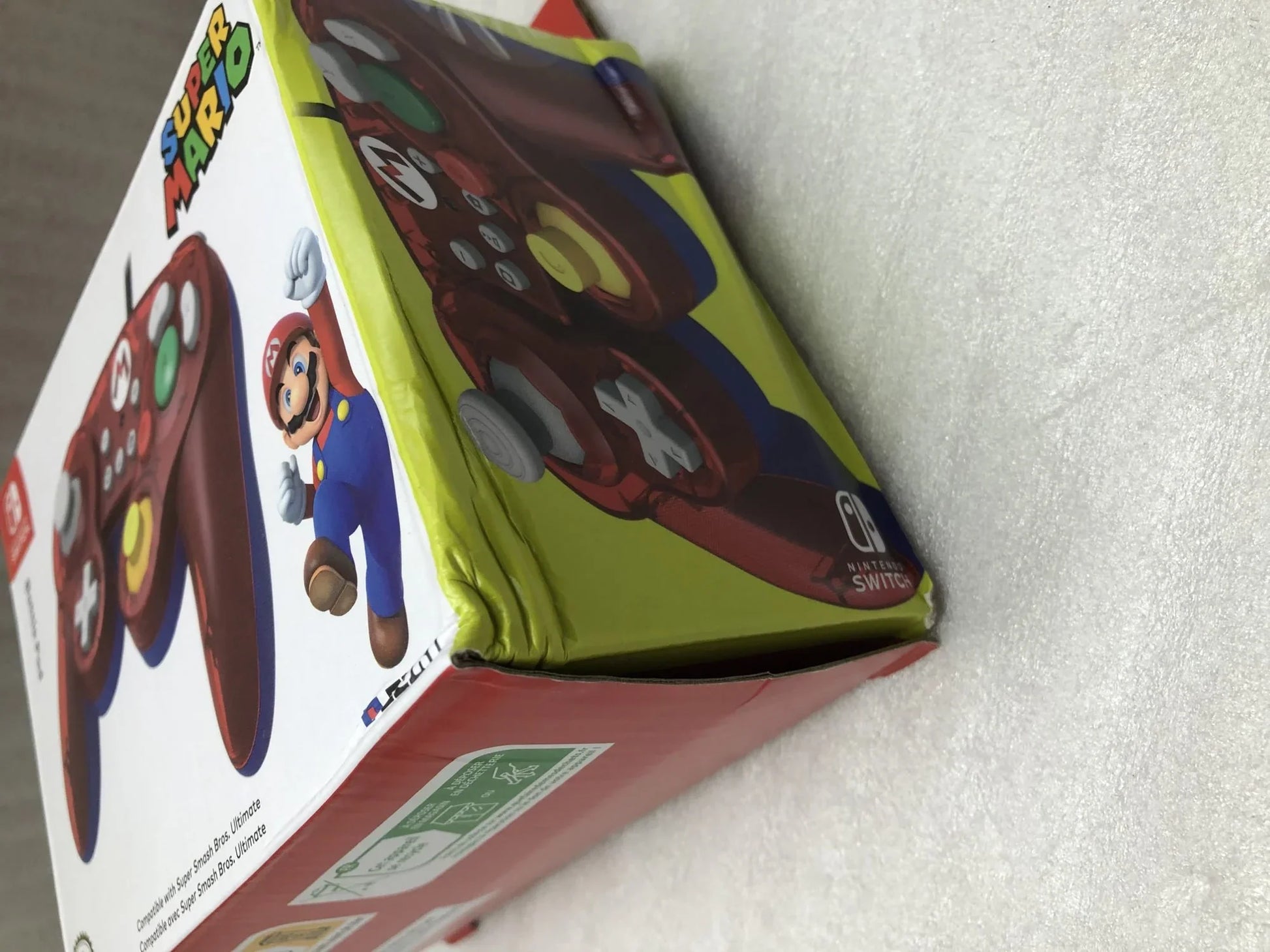 アウトレット品 ゲームコントローラー スーパーマリオバトルパッド for Nintendo Switch HORI 任天堂公式ライセンス マリオデザイン USB有線接続 アナログスティック高精度操作 快適エルゴノミクス設計 対戦格闘ゲーム対応