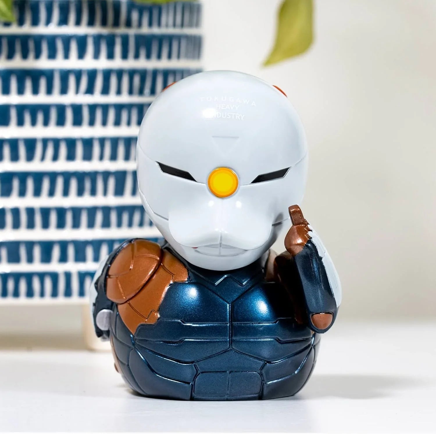 アウトレット品 フィギュア メタルギアソリッド グレイフォックス TUBBZ Numskull Designs 公式ライセンス PVC素材 高品質 ラバーダック アヒル コレクティブル フィギュア 高さ約9cm 箱入り版 サイボーグ忍者特徴 精巧再現 独創的コスプレ