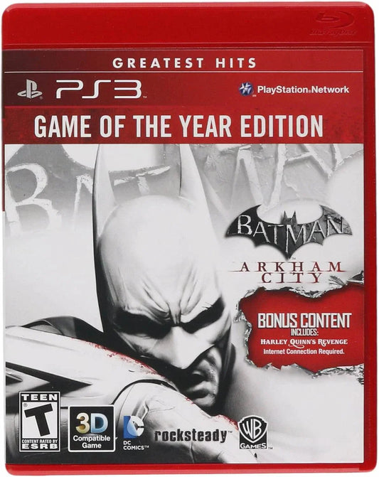 アウトレット品 ゲーム バットマン：アーカム・シティ ゲーム・オブ・ザ・イヤー・エディション Warner Bros Interactive Entertainment フリーフロー・コンバット システム採用 高自由度オープンワールド探索 プレデター ステルスアクション