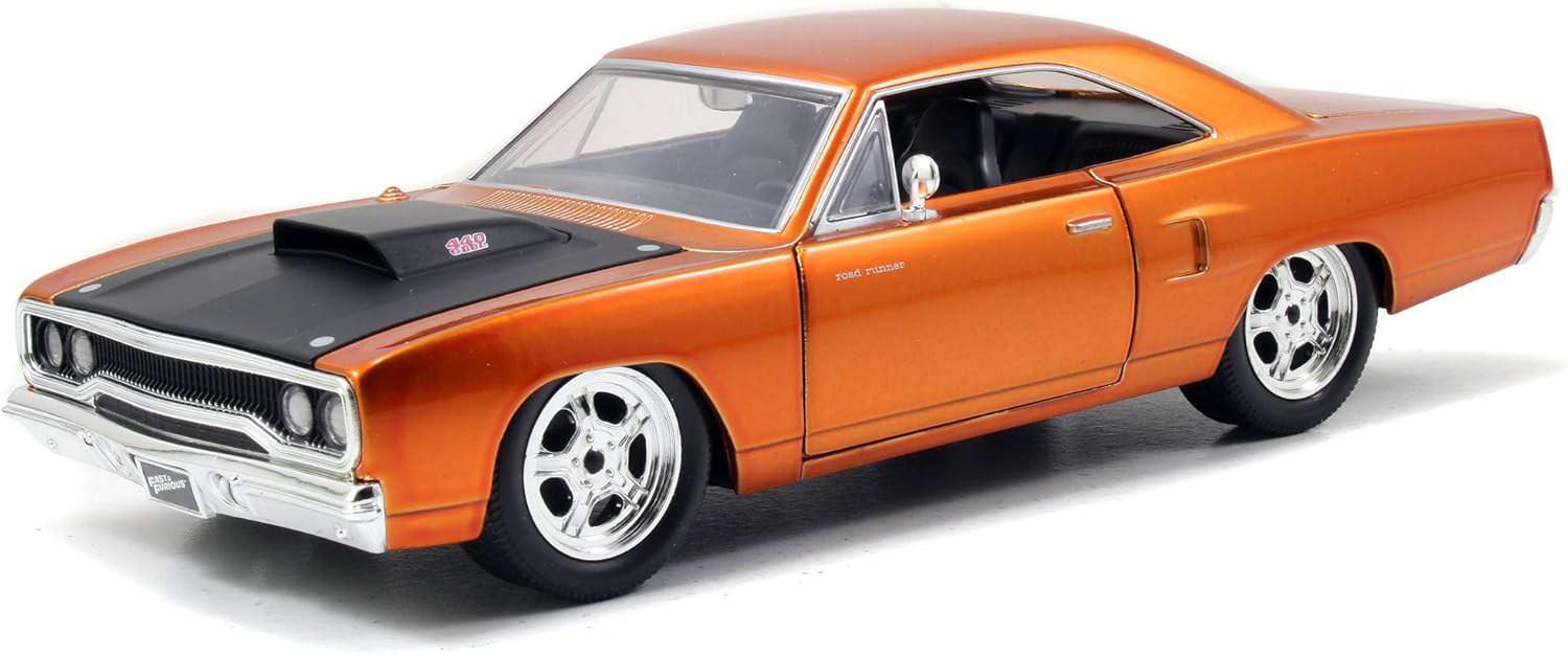 ミニカー JADA TOYS プリムス ロードランナー ドム ワイルドスピード 1970 1/24 アメリカンマッスルカー ダイキャストモデル 映画カー レプリカ モデルカー クラシックカー ヴィンテージカー スケールモデル プレミアム - Trade Center