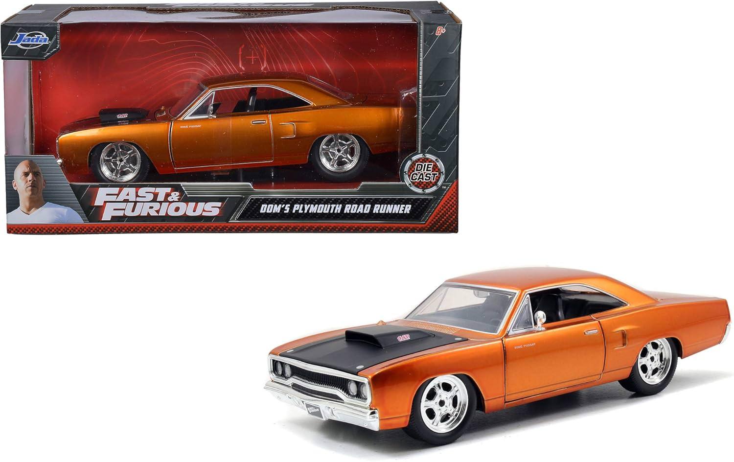 ミニカー JADA TOYS プリムス ロードランナー ドム ワイルドスピード 1970 1/24 アメリカンマッスルカー ダイキャストモデル 映画カー レプリカ モデルカー クラシックカー ヴィンテージカー スケールモデル プレミアム - Trade Center