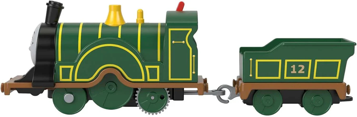 アウトレット品 きかんしゃトーマス フィギュア エミリー ダイキャストメタル きかんしゃトーマスとなかまたち 翡翠色 3インチサイズ 耐久性 優しい性格 細部精巧 木製プラスチックレール対応 コレクションに最適 3歳以上推奨 プレゼント向け