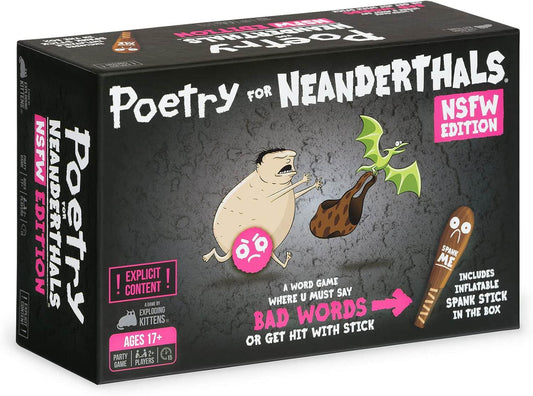 アウトレット品 カードゲーム 爆発するネコ ネアンデルタール人のための詩 NSFW版 Exploding Kittens 大人向け 10代推奨 パーティー用品 過激 ブラックユーモア 知的刺激 奇抜デザイン プレイ人数2-5人 プレイ時間15-20分 罰則強化 
