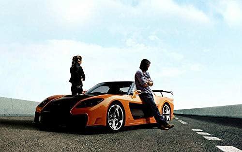 アウトレット品 ミニカースポーツカー マツダRX-7 FD3S ワイルドスピード TOKYO DRIFT ハン 愛車 ダイキャストモデル 1/24スケール 精密再現 ヴェイルサイドワイドボディカスタム キット装着 ブラックオレンジツートーンボディ 大径ホイール