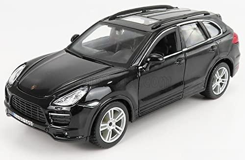 アウトレット品 ミニカー Porsche Cayenne Turbo 2010年モデル 1/24スケール Bburago製 高級SUV ブラックボディ 精密ディテール コレクション向け 高性能V8ツインターボエンジン採用 プレミアムSUV 洗練デザイン プレゼント最適 限定モデル