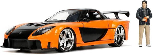 アウトレット品 ミニカー マツダRX-7 Veilside仕様 ワイルドスピード X3 TOKYO DRIFT ジェイダトイズ 映画 完全再現 1/24スケール サムライ鎧モチーフ アグレッシブボディライン ワイドボディキット 専用ホイール 460馬力ツインターボエンジン