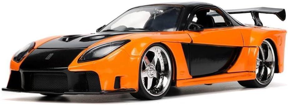 アウトレット品 ミニカー マツダRX-7 Veilside仕様 ワイルドスピード X3 TOKYO DRIFT ジェイダトイズ 映画 完全再現 1/24スケール サムライ鎧モチーフ アグレッシブボディライン ワイドボディキット 専用ホイール 460馬力ツインターボエンジン