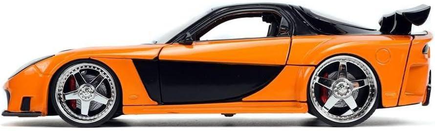 アウトレット品 ミニカー マツダRX-7 Veilside仕様 ワイルドスピード X3 TOKYO DRIFT ジェイダトイズ 映画 完全再現 1/24スケール サムライ鎧モチーフ アグレッシブボディライン ワイドボディキット 専用ホイール 460馬力ツインターボエンジン