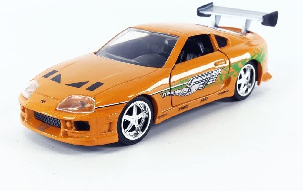 アウトレット品 ミニカー ダイキャストモデル ワイルドスピード 公式 JADA TOYS 映画カーチェイスシーン再現 1/32スケール ダッジ チャージャーRT トヨタ スープラ 名車セット 映画ファン向け精巧リアル造形 手のひらサイズ映画の興奮完全再現