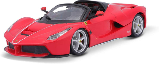 アウトレット品 ミニチュアカー ラ フェラーリ アペルタ 1/24スケール Bburago 精巧な技術 完全再現 963馬力 ハイブリッドシステム V12エンジン HY-KERS 800馬力 ガソリンエンジン 163馬力 電気モーター カーボンファイバー ケブラー 軽量化