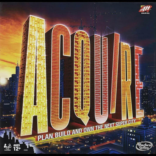 アウトレット品 ボードゲーム Acquire 不動産投資 戦略的意思決定 巧みな交渉 資産形成 ホテルチェーン 設立合併 株式配当 経営シミュレーション 高品質素材 12歳以上対象 長時間プレイ対応 人気ブランド 