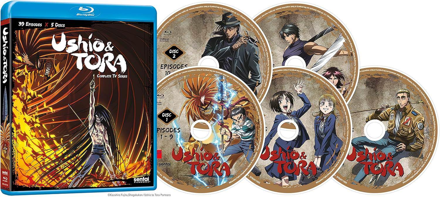 アウトレット品 アニメ Blu-ray うしおととら 西村聡監督 MAPPA Studio VOLN制作 全39話収録 高画質 人気漫画不朽の名作藤田和日郎原作 獣の槍伝承者 蒼月潮と大妖怪とらの壮大な妖怪戦記 音声特典映像付 