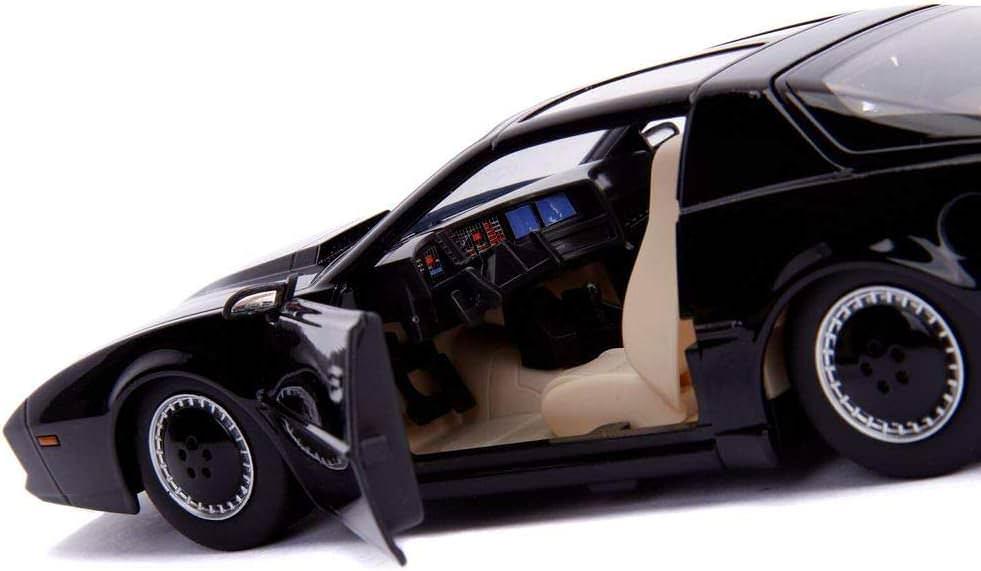 ミニカー ナイトライダー JADATOYS ジャダトイズ KITT スキャナーライト 1/24 ポンティアック ファイアーバード ベース スーパーカー ナイト2000 LED点灯 精巧モデル SFドラマ マイケルナイト