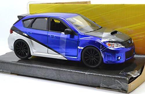 アウトレット品 ダイキャストモデル スバル WRX STI 2011年式 GRB型 映画ワイルドスピードシリーズ 伝説のマシン ブライアンオコナー スカイミッション再現 JADAトイズ細部精巧 完全1/24スケール コレクター向け限定版 高精細空力パーツ