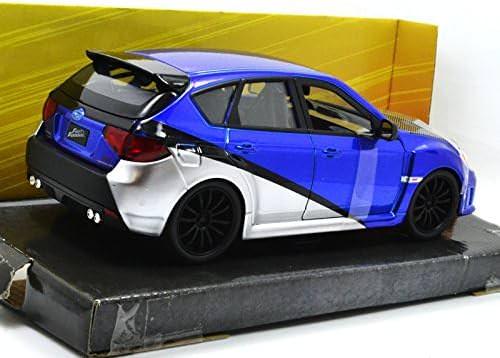 アウトレット品 ダイキャストモデル スバル WRX STI 2011年式 GRB型 映画ワイルドスピードシリーズ 伝説のマシン ブライアンオコナー スカイミッション再現 JADAトイズ細部精巧 完全1/24スケール コレクター向け限定版 高精細空力パーツ