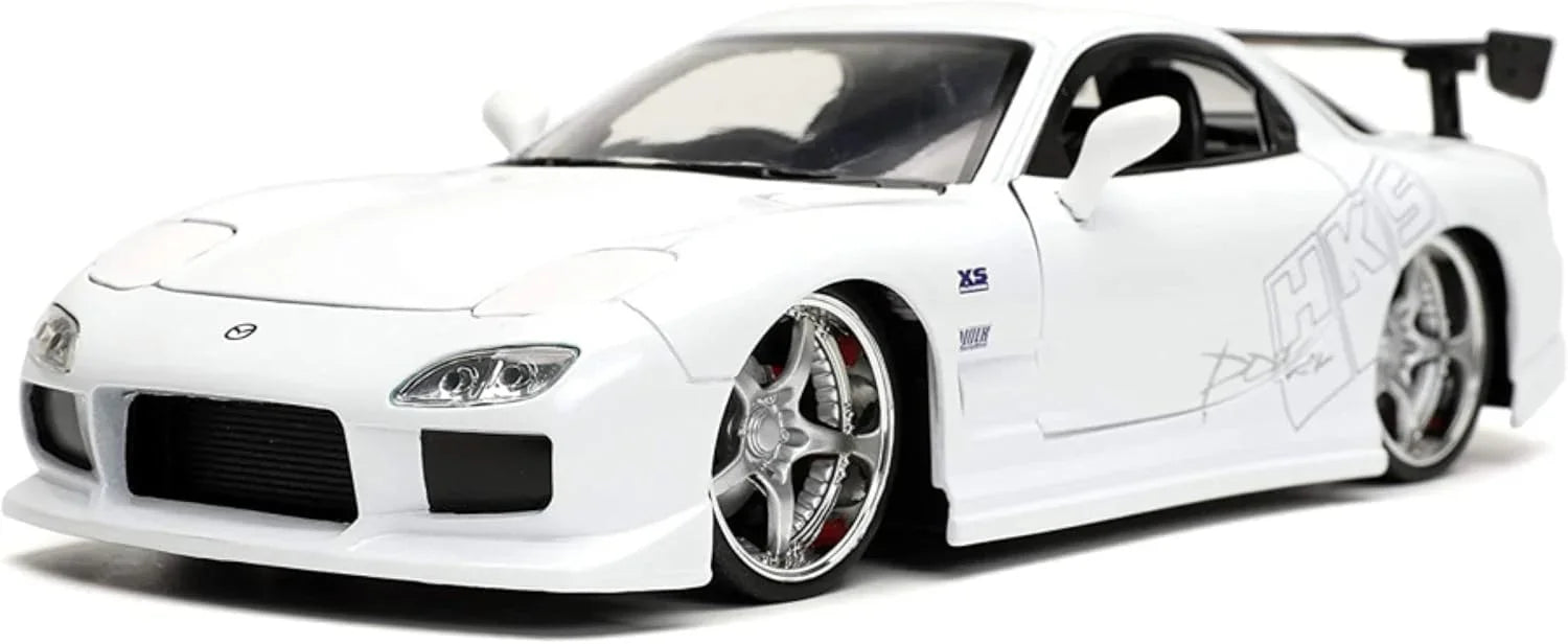 アウトレット品 ラジコンモデル マツダ RX-7 FCシリーズ ワイルドスピード ダイキャスト 1/24スケール 精密造形 重量感 13Bロータリーエンジン搭載 最高出力200馬力 革新的スポーツカー 圧倒的加速性能 伝説のドミニク・トレット愛車 映画の興奮