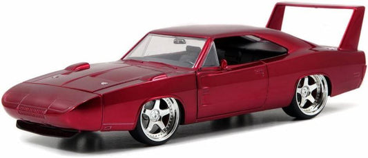 アウトレット品 ミニカー 1969年式ダッジ チャージャー デイトナ Jada Toys 1 24スケール ダイキャストモデルカー ワイルド スピード スカイミッション 映画 アイコニック マッスルカー 巨大ウイング エアロパーツ ホイール 再現 レーシングカー