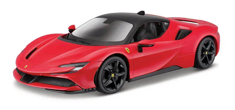 アウトレット品 ミニチュアカーモデル フェラーリ SF90ストラダーレ Bburago 革新と情熱の融合 ハイブリッドスーパーカー 1 18スケール 高精細再現 卓越した職人技 最新空力技術搭載 1000馬力超 2 5秒加速 プラグインハイブリッド 次世代性能