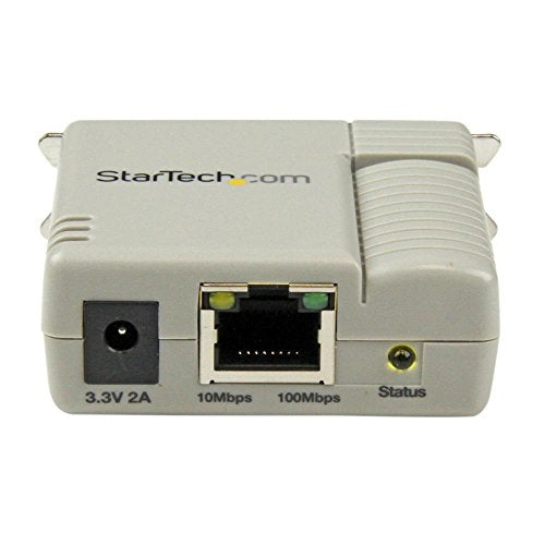 StarTech.com 10/100 Mbps有線LAN対応パラレルポート搭載プリントサーバー PM1115P2 並行輸入品