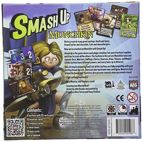 ボードゲーム AEG AEG Smash Up Munchkin Card Game 5508AEG 輸入版 日本語説明書なし