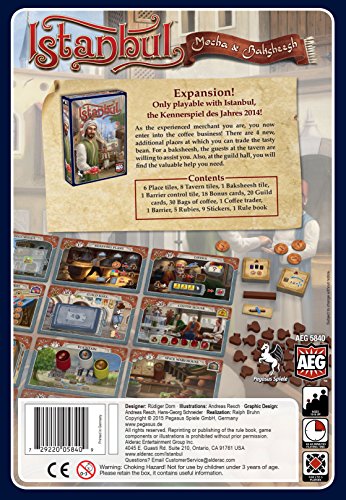 ボードゲーム Istanbul Expansion Mocha and Baksheesh Board Game 輸入版 日本語説明書なし