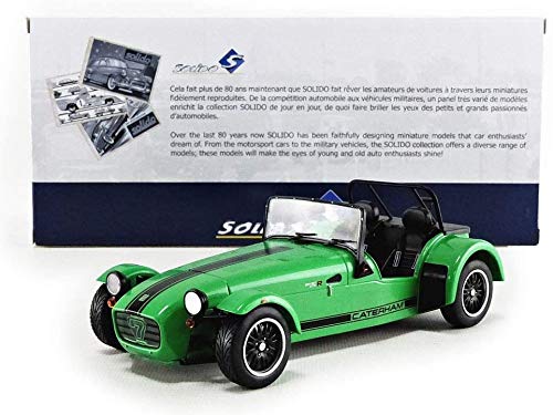 ソリド ケータハム ミニカー 1/18 CATERHAM 275R 2014 オープンカー グリーン 並行輸入品